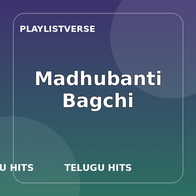 Madhubanti Bagchi